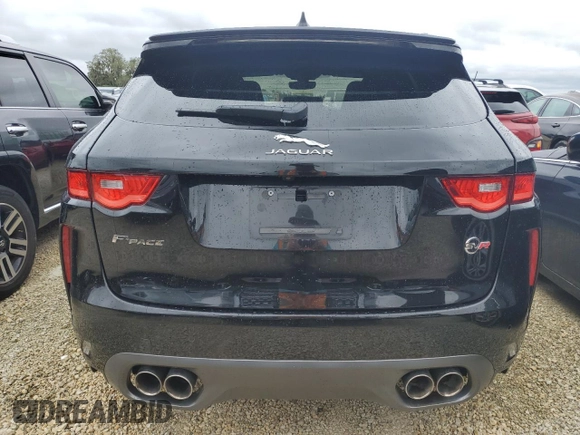 2020 Jaguar F-Pace SVR with VIN SADCZ2EE5LA660248, listed as a Copart auction lot 74197214 with 37,381 mi miles and Non Repairable. Bid and sale history available at DreamBid. Image 6.