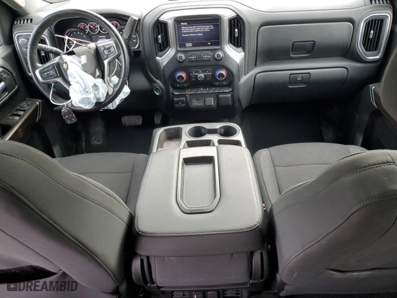 2020 Chevrolet Silverado 1500 LT with VIN 3GCUYDET0LG295346, listed as a Copart auction lot 43854735 with 47,527 mi miles and Salvage Title. Bid and sale history available at carsss.com. Image 8.