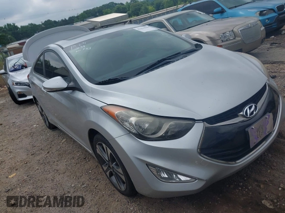 2013 Hyundai Elantra GS z VIN KMHDH6AE9DU002802, wystawiony jako IAAI lot #42433199 z przebiegiem 145 643 mil mil oraz . Historia ofert i sprzedaży dostępna na DreamBid. Obrazek 1.