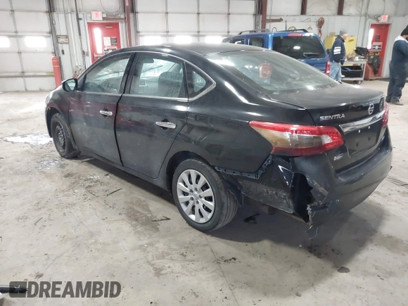 2015 Nissan Sentra SV with VIN 3N1AB7AP2FL685510, listed as a IAAI auction lot 41384507 with 119,885 mi miles and . Bid and sale history available at DreamBid. Image 3.
