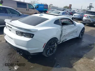 2023 Chevrolet Camaro ZL1 with VIN 1G1FK1R62P0139261, listed as a IAAI auction lot 41677195 with 4,161 mi miles and . Bid and sale history available at DreamBid. Image 4.
