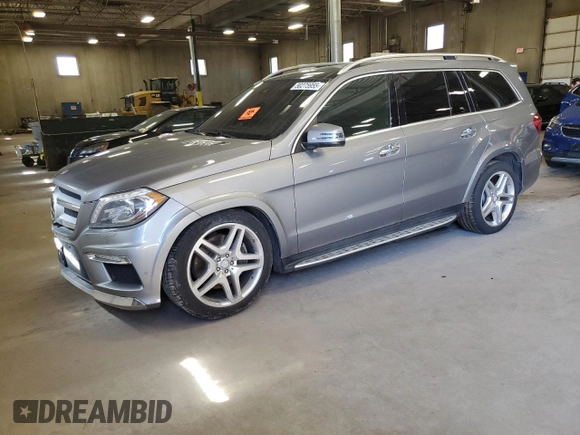 2015 Mercedes-Benz GL-Class GL 550 with VIN 4JGDF7DE9FA528682, listed as a Copart auction lot 50275955 with 0 mi miles and Non Repairable. Bid and sale history available at carsss.com. Image 1.