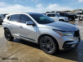 2021 Acura RDX w/A-Spec Package with VIN 5J8TC1H63ML019389, listed as a Copart auction lot 88953545 with 21,350 mi miles and Clean Title. Bid and sale history available at carsss.com. Image 4.