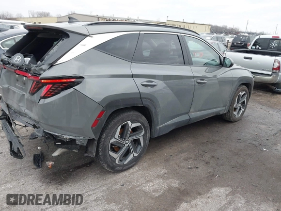 2024 Hyundai Tucson SEL with VIN 5NMJF3DE0RH320586, listed as a IAAI auction lot 41123749 with 15,088 mi miles. Bid and sale history available at carsss.com. Image 4.
