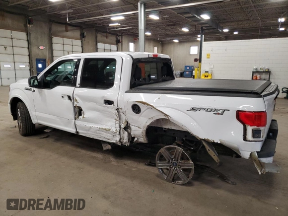 2020 Ford F-150 XL with VIN 1FTEW1EPXLKE19918, listed as a Copart auction lot 51990875 with 79,713 mi miles and Salvage Title. Bid and sale history available at carsss.com. Image 2.