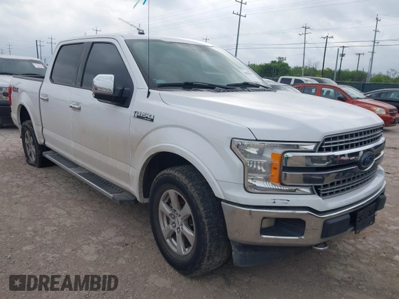 2018 Ford F-150 XL with VIN 1FTEW1EG5JKD32988, listed as a IAAI auction lot 42099086 with 127,541 mi miles. Bid and sale history available at carsss.com. Image 1.