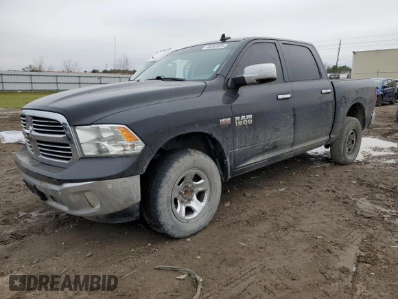 2018 Ram 1500 Big Horn with VIN 3C6RR6LT6JG151726, listed as a Copart auction lot 45282325 with 107,362 mi miles and Salvage title. Bid and sale history available at DreamBid. Image 1.