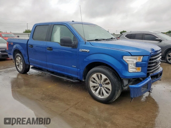 2017 Ford F-150 XL with VIN 1FTEW1CP8HKD16751, listed as a Copart auction lot 60303745 with 127,353 mi miles and Salvage title. Bid and sale history available at DreamBid. Image 4.