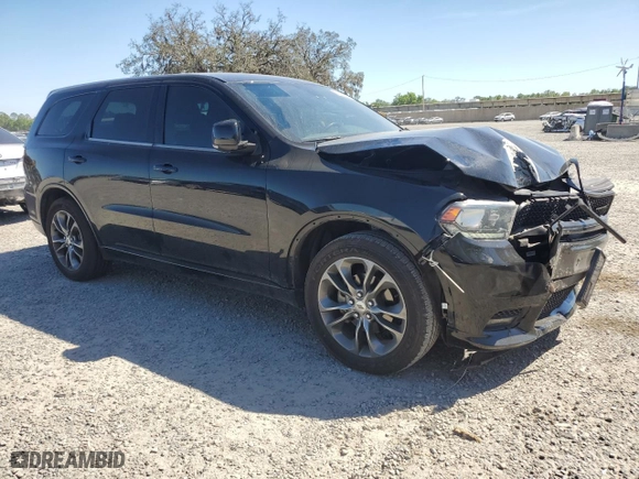 2020 Dodge Durango GT Plus with VIN 1C4RDHDG7LC296526, listed as a Copart auction lot 49438685 with 93,831 mi miles and Non Repairable. Bid and sale history available at carsss.com. Image 4.