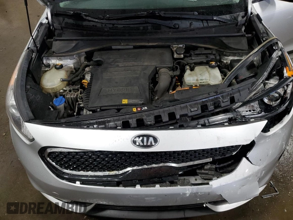 2017 Kia Niro Touring with VIN KNDCE3LC3H5094332, listed as a Copart auction lot 47012995 with 115,257 mi miles and Salvage Title. Bid and sale history available at carsss.com. Image 12.