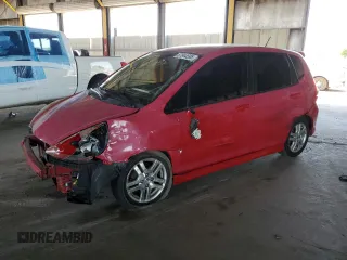 2008 Honda Fit Sport z VIN JHMGD38678S040278, wystawiony jako Copart lot #57844595 z przebiegiem 121 133 mil mil oraz Szkoda całkowita • Salvage title. Historia ofert i sprzedaży dostępna na DreamBid. Obrazek 1.