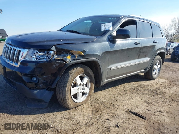 2012 Jeep Grand Cherokee Laredo with VIN 1C4RJFAG5CC118826, listed as a IAAI auction lot 42039801 with 158,153 mi miles. Bid and sale history available at carsss.com. Image 18.