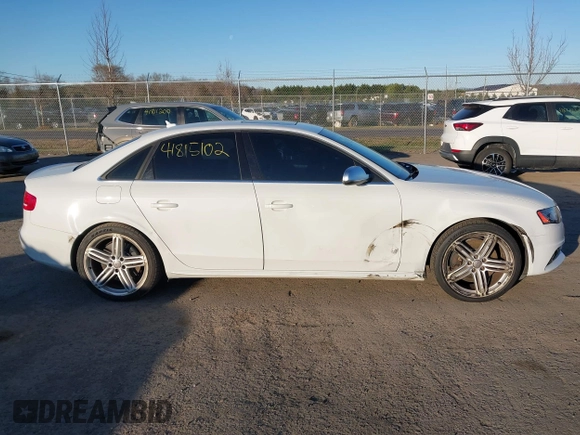 2012 Audi S4 Prestige with VIN WAUKGAFL7CA067976, listed as a IAAI auction lot 41815102 with 141,985 mi miles. Bid and sale history available at carsss.com. Image 13.