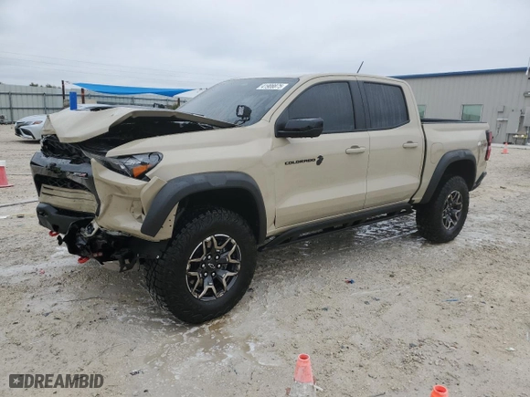 2024 Chevrolet Colorado 4WD ZR2 with VIN 1GCPTFEK7R1195136, listed as a Copart auction lot 41908875 with 3,987 mi miles and Salvage Title. Bid and sale history available at carsss.com. Image 1.