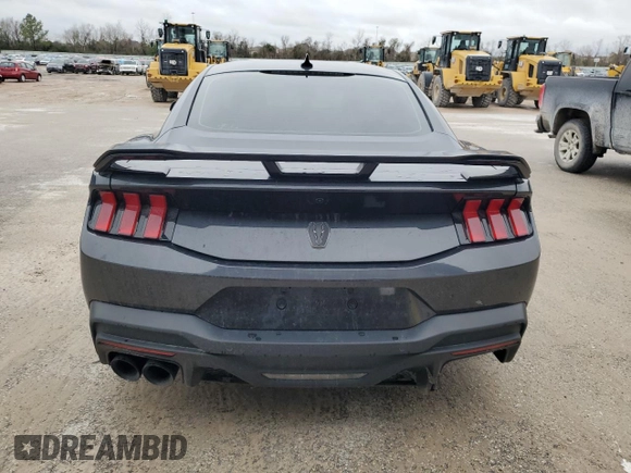 2024 Ford Mustang Dark Horse with VIN 1FA6P8R04R5503740, listed as a Copart auction lot 42720915 with 8,524 mi miles and Salvage Title. Bid and sale history available at carsss.com. Image 6.