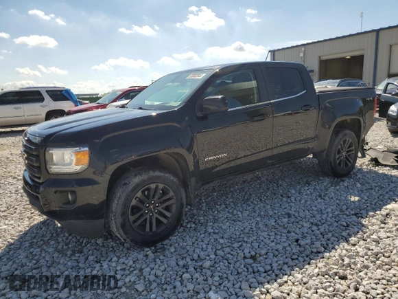 2019 GMC Canyon 4WD SLE with VIN 1GTG6CEN0K1345318, listed as a Copart auction lot 53082844 with 58,453 mi miles and Salvage Title. Bid and sale history available at carsss.com. Image 1.