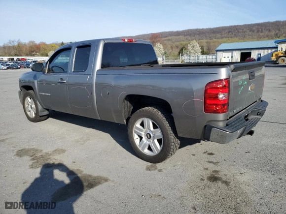 2007 Chevrolet Silverado 1500 LTZ with VIN 2GCEK19J071693524, listed as a Copart auction lot 53848485 with 145,148 mi miles and Salvage Title. Bid and sale history available at carsss.com. Image 2.