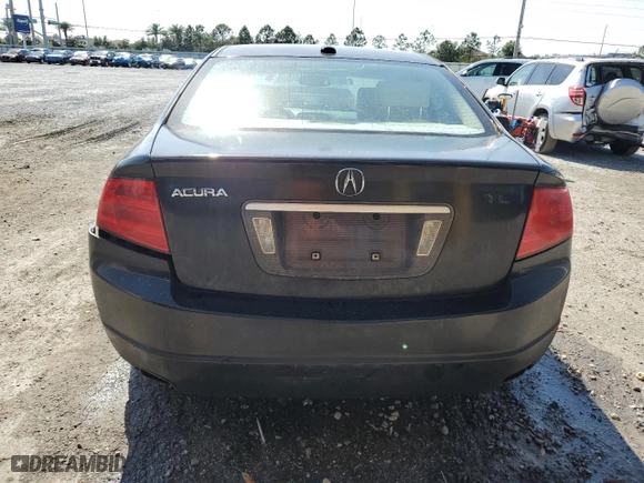 2005 Acura TL with VIN 19UUA66275A060984, listed as a Copart auction lot 53052115 with 223,335 mi miles and Salvage Title. Bid and sale history available at carsss.com. Image 6.