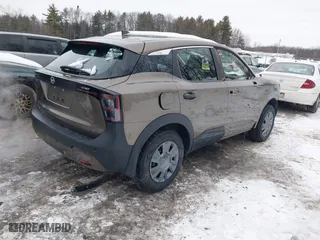 2025 Nissan Kicks S with VIN 3N8AP6BBXSL313200, listed as a IAAI auction lot 41546583 with 5,964 mi miles. Bid and sale history available at carsss.com. Image 4.