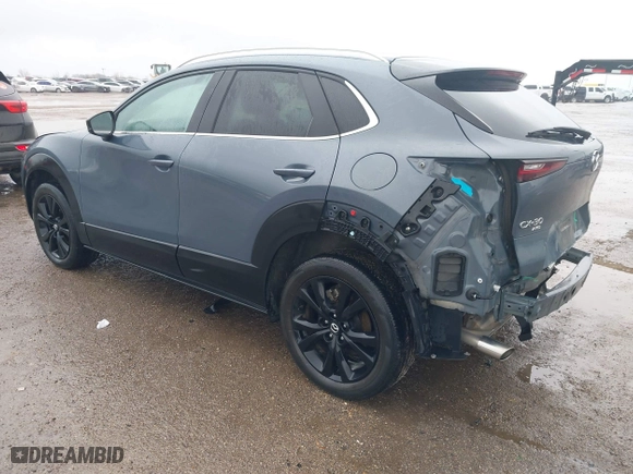 2022 Mazda CX-30 2.5 S Preferred Package with VIN 3MVDMBCL4NM422122, listed as a IAAI auction lot 41598588 with 52,837 mi miles. Bid and sale history available at carsss.com. Image 3.
