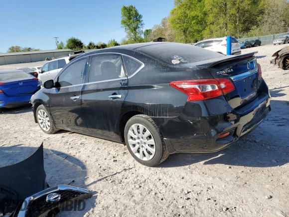2019 Nissan Sentra SV with VIN 3N1AB7AP6KY443879, listed as a Copart auction lot 53153215 with 76,172 mi miles and Salvage Title. Bid and sale history available at carsss.com. Image 2.