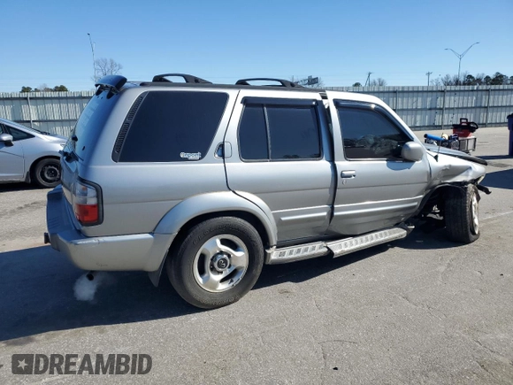 2000 Infiniti QX4 with VIN JNRAR07Y1YW077992, listed as a Copart auction lot 45572015 with 202,385 mi miles and Salvage Title. Bid and sale history available at DreamBid. Image 3.