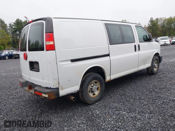 2013 Chevrolet Express Cargo with VIN 1GCWGFCA1D1162572, listed as a IAAI auction lot 42095786 with 242,248 mi miles and . Bid and sale history available at DreamBid. Image 4.