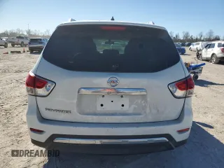 2015 Nissan Pathfinder SV with VIN 5N1AR2MN4FC686185, listed as a Copart auction lot 46862815 with 157,365 mi miles and Salvage Title. Bid and sale history available at carsss.com. Image 6.