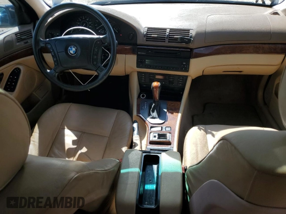 2001 BMW 5 Series 530iA with VIN WBADT63421CF09775, listed as a Copart auction lot 69180694 with 368,937 mi miles and Salvage Title. Bid and sale history available at carsss.com. Image 8.