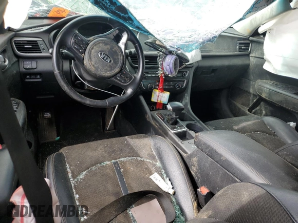 2018 Kia Optima S with VIN 5XXGT4L34JG232331, listed as a Copart auction lot 55635695 with 199,063 mi miles and Salvage title. Bid and sale history available at DreamBid. Image 8.