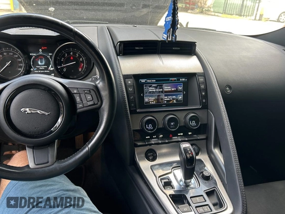 2017 Jaguar F-Type Premium with VIN SAJWA6AT3H8K37941, listed as a Copart auction lot 56787715 with 56,026 mi miles and Salvage Title. Bid and sale history available at DreamBid. Image 9.