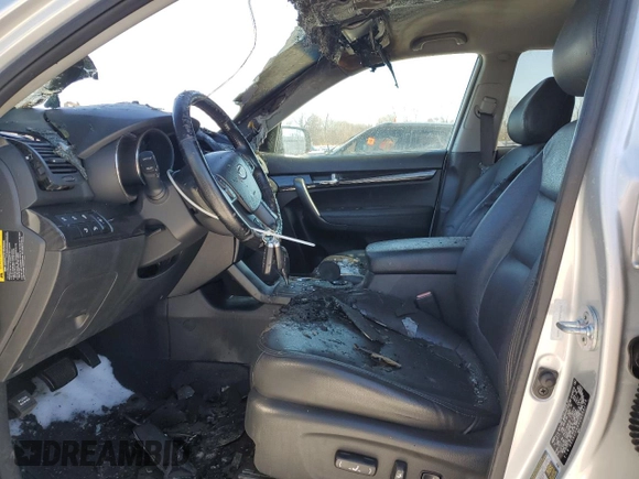 2012 Kia Sorento EX with VIN 5XYKU3A64CG224209, listed as a Copart auction lot 46078525 with 0 mi miles and Salvage Title. Bid and sale history available at carsss.com. Image 7.