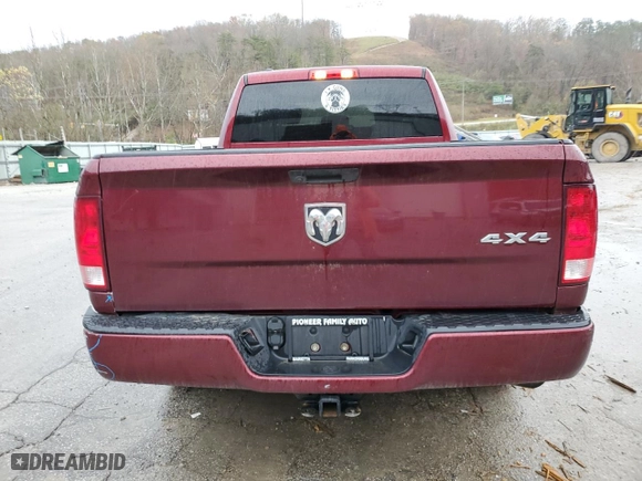 2019 Ram 1500 Classic Express with VIN 1C6RR7FG4KS506617, listed as a Copart auction lot 80821244 with 104,352 mi miles and Salvage Title. Bid and sale history available at carsss.com. Image 6.