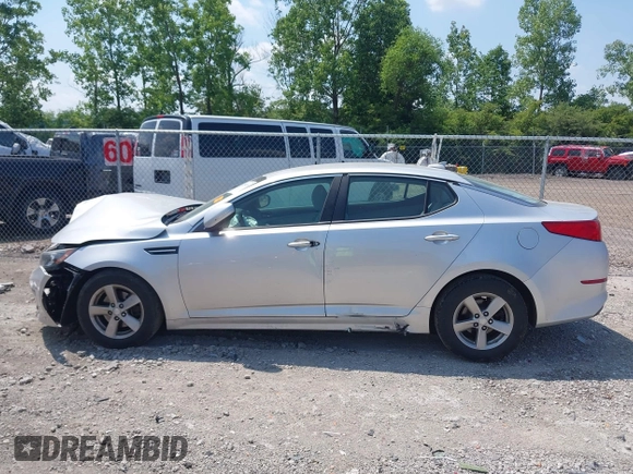 2014 Kia Optima LX with VIN 5XXGM4A76EG316577, listed as a IAAI auction lot 42594090 with 68,979 mi miles and . Bid and sale history available at DreamBid. Image 14.