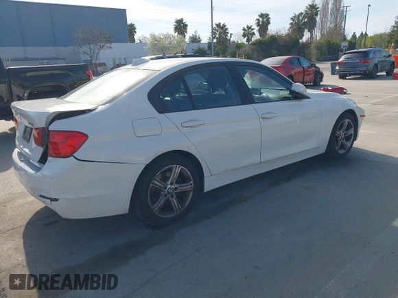 2014 BMW 3 Series 328i with VIN WBA3C1C54EK108518, listed as a IAAI auction lot 41872146 with 116,407 mi miles. Bid and sale history available at carsss.com. Image 4.