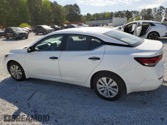 2025 Nissan Sentra S z VIN 3N1AB8BV2SY264239, wystawiony jako Copart lot #53514905 z przebiegiem 2431 mil mil oraz Szkoda całkowita • Salvage title. Historia ofert i sprzedaży dostępna na DreamBid. Obrazek 2.