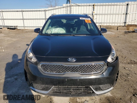 2017 Kia Niro FE with VIN KNDCB3LC5H5049319, listed as a Copart auction lot 46714525 with 50,213 mi miles and Salvage Title. Bid and sale history available at carsss.com. Image 5.