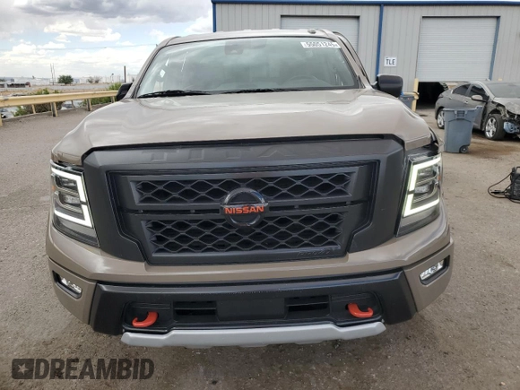 2021 Nissan Titan Pro-4X with VIN 1N6AA1ED8MN500058, listed as a Copart auction lot 55051245 with 41,337 mi miles and Salvage title. Bid and sale history available at DreamBid. Image 5.