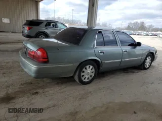 2005 Mercury Grand Marquis LS Premium with VIN 2MEFM75W05X615367, listed as a Copart auction lot 52590275 with 203,052 mi miles and Salvage Title. Bid and sale history available at carsss.com. Image 3.