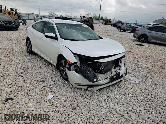 2020 Honda Civic LX with VIN 2HGFC2F60LH505837, listed as a Copart auction lot 50656215 with 49,861 mi miles and Salvage Title. Bid and sale history available at DreamBid. Image 10.