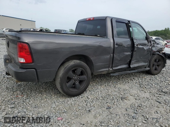 2017 Ram 1500 Express with VIN 1C6RR6FT1HS695789, listed as a Copart auction lot 54133685 with 155,179 mi miles and Salvage title. Bid and sale history available at DreamBid. Image 3.
