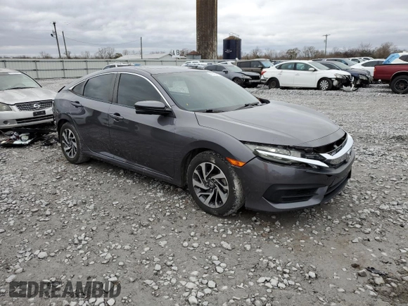 2016 Honda Civic Sedan EX with VIN 19XFC2F75GE012891, listed as a Copart auction lot 41578915 with 146,405 mi miles and Salvage Title. Bid and sale history available at carsss.com. Image 4.