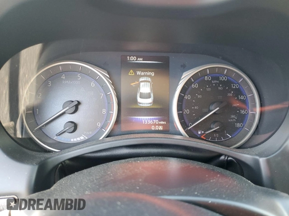 2014 Infiniti Q50 Hybrid Premium with VIN JN1AV7APXEM691616, listed as a Copart auction lot 51646095 with 133,670 mi miles and Clean Title. Bid and sale history available at DreamBid. Image 9.