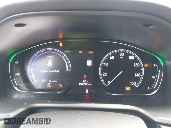 2020 Honda Accord with VIN 1HGCV3F16LA012041, listed as a IAAI auction lot 41501343 with 97,277 mi miles and . Bid and sale history available at DreamBid. Image 7.