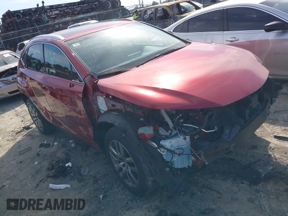 2016 Lexus NX 200t with VIN JTJYARBZ5G2044751, listed as a IAAI auction lot 41717867 with 49,049 mi miles. Bid and sale history available at carsss.com. Image 1.