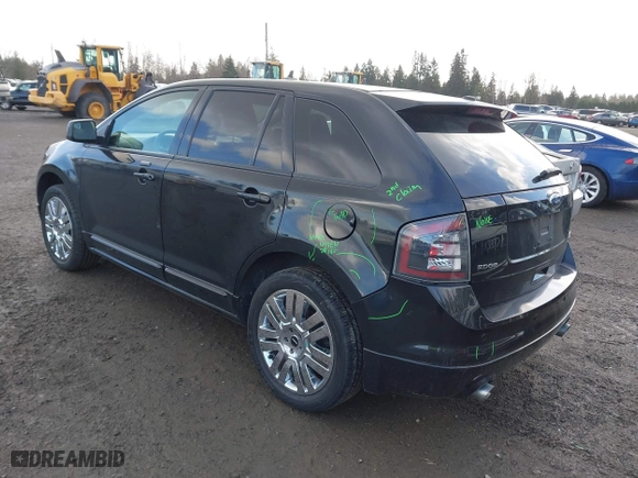 2010 Ford Edge Sport with VIN 2FMDK4AC6ABA49548, listed as a IAAI auction lot 41713110 with 190,460 mi miles. Bid and sale history available at carsss.com. Image 3.