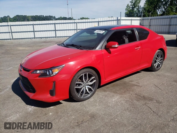 2015 Scion tC z VIN JTKJF5C78F3091348, wystawiony jako Copart lot #54659525 z przebiegiem 229 840 mil mil oraz Szkoda całkowita • Salvage title. Historia ofert i sprzedaży dostępna na DreamBid. Obrazek 1.