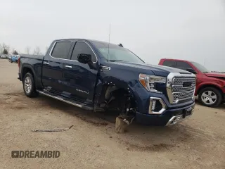2019 GMC Sierra 1500 Denali with VIN 3GTU9FED4KG293454, listed as a Copart auction lot 53504625 with 38,862 mi miles and Salvage title. Bid and sale history available at DreamBid. Image 4.