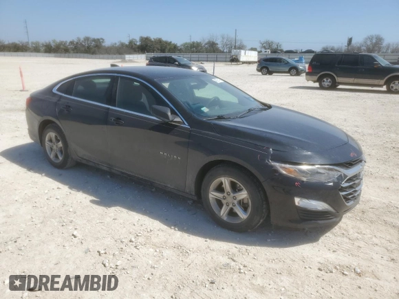 2019 Chevrolet Malibu LS with VIN 1G1ZB5ST9KF220039, listed as a Copart auction lot 48525145 with 122,473 mi miles and Salvage Title. Bid and sale history available at DreamBid. Image 4.