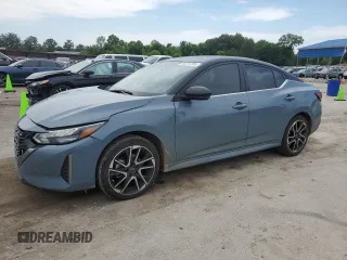 2024 Nissan Sentra SR z VIN 3N1AB8DV5RY346697, wystawiony jako Copart lot #55275705 z przebiegiem 11 411 mil mil oraz Szkoda całkowita • Salvage title. Historia ofert i sprzedaży dostępna na DreamBid. Obrazek 1.